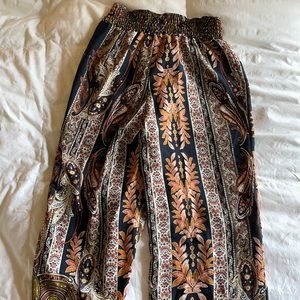 Bohemian flare pants